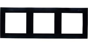 SIMON Рамка на 3 поста черный глянец (1500630-032) SIMON Рамка на 3 поста черный глянец (1500630-032)