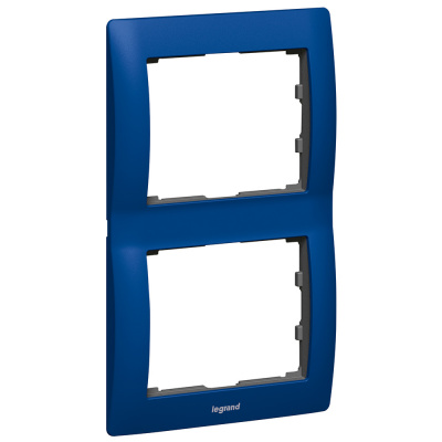 LEGRAND Galea Life Рамка 2 поста вертикальная Magic Blue (771916 ) LEGRAND Galea Life Рамка 2 поста вертикальная Magic Blue (771916 )