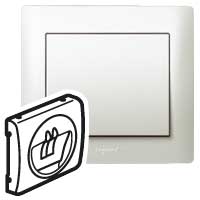 LEGRAND Galea Life Лицевая панель для розетки для колонок жемчужный (771500 )