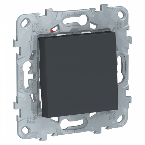 SCHNEIDER ELECTRIC Переключатель UNICA NEW одноклавишный перекрестный схема 7 10 AX 250В антрацит (NU520554) SCHNEIDER ELECTRIC Переключатель UNICA NEW одноклавишный перекрестный схема 7 10 AX 250В антрацит (NU520554)