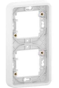 SCHNEIDER ELECTRIC MUREVA S рамка, 2-постовая, вертикальная, белый,IP55 (MUR39151) SCHNEIDER ELECTRIC MUREVA S рамка, 2-постовая, вертикальная, белый,IP55 (MUR39151)