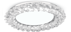 GAUSS Светильник Tablet GX210 Круг. Кристалл/Хром, GX53 1/50 (GX210) GAUSS Светильник Tablet GX210 Круг. Кристалл/Хром, GX53 1/50 (GX210)