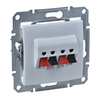 SCHNEIDER ELECTRIC Sedna АудиоРозетка двойная белая (SDN5400121) SCHNEIDER ELECTRIC Sedna АудиоРозетка двойная белая (SDN5400121)