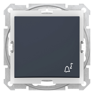 SCHNEIDER ELECTRIC Переключатель кнопочный звонок IP44 графит (SDN0800370) SCHNEIDER ELECTRIC Переключатель кнопочный звонок IP44 графит (SDN0800370)