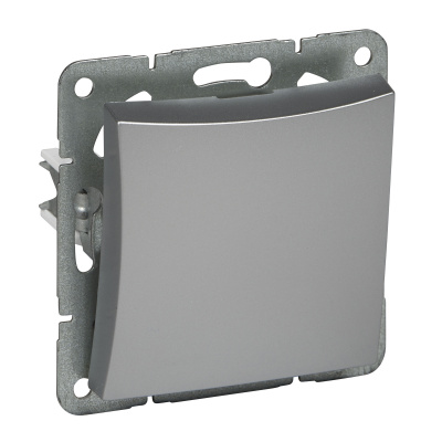 SCHNEIDER ELECTRIC ДУЭТ Выключатель одноклавишный в рамку серебро (WDE000311) SCHNEIDER ELECTRIC ДУЭТ Выключатель одноклавишный в рамку серебро (WDE000311)