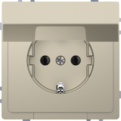 SCHNEIDER ELECTRIC Розетка D-Life 16А с заземляющим контактом и крышкой IP 20 сахара SD (MTN2310-6033) SCHNEIDER ELECTRIC Розетка D-Life 16А с заземляющим контактом и крышкой IP 20 сахара SD (MTN2310-6033)