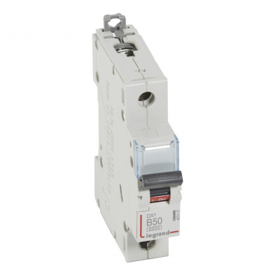 LEGRAND Выключатель автоматический однополюсный 50А B DX3 6kA/10kA (407437 ) LEGRAND Выключатель автоматический однополюсный 50А B DX3 6kA/10kA (407437 )