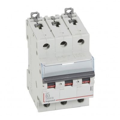 LEGRAND Выключатель автоматический трехполюсный 3А B DX3 6kA/10kA (407556 ) LEGRAND Выключатель автоматический трехполюсный 3А B DX3 6kA/10kA (407556 )