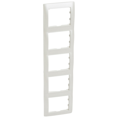 LEGRAND Galea Life Рамка 5 постов вертикальная жемчужный (771509 ) LEGRAND Galea Life Рамка 5 постов вертикальная жемчужный (771509 )
