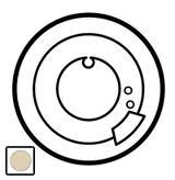 LEGRAND Celiane Панель лицевая для диммера с индикатором слоновая кость (66266 )