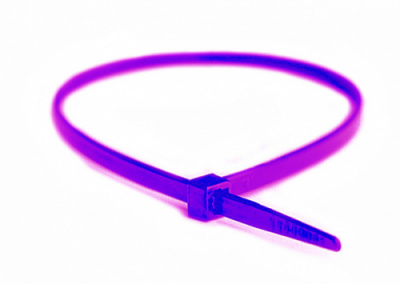 ABB Стяжка кабельная, стандартная, полиамид 6.6, пурпурная, TY400-50-7-100  (100шт) (7TCG054360R0330)