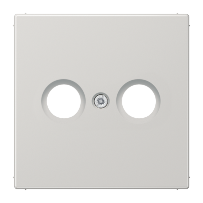 JUNG Накладка для телевизионной розетки (TV-FM) Серия LS990 Материал- термопласт Цвет- светло-серый (LS990TVLG) JUNG Накладка для телевизионной розетки (TV-FM) Серия LS990 Материал- термопласт Цвет- светло-серый (LS990TVLG)