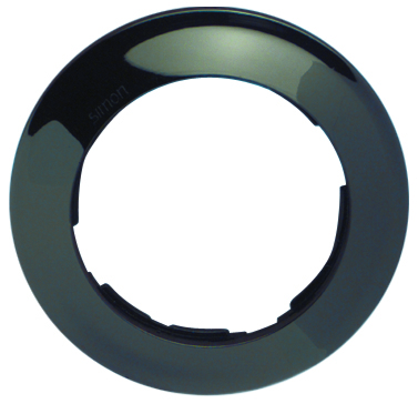 SIMON Рамка 1 пост, груг, S88, воронёная сталь (88610-35) SIMON Рамка 1 пост, груг, S88, воронёная сталь (88610-35)