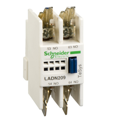 SCHNEIDER ELECTRIC Блок контактный дополнительный фронтальный монтаж ФАСТОН (LADN209) SCHNEIDER ELECTRIC Блок контактный дополнительный фронтальный монтаж ФАСТОН (LADN209)