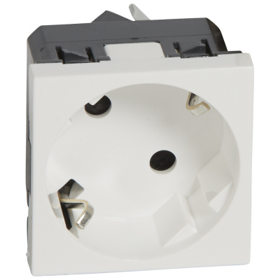 LEGRAND Mosaic Розетка 2К+З с заземлением немецкий стандарт 45град. (077245 ) LEGRAND Mosaic Розетка 2К+З с заземлением немецкий стандарт 45град. (077245 )