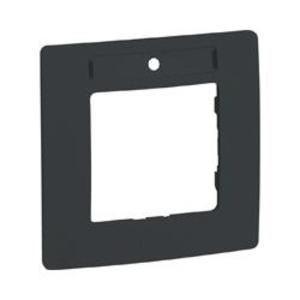 LEGRAND ETIKA Рамка с держателем для маркировки 1 пост антрацит (672586 ) LEGRAND ETIKA Рамка с держателем для маркировки 1 пост антрацит (672586 )