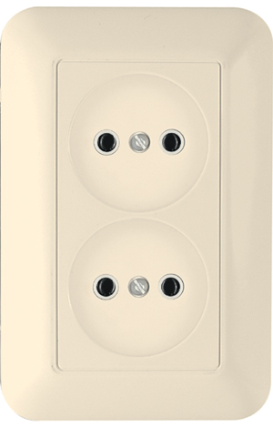 SCHNEIDER ELECTRIC ПРИМА Розетка двойная скрытая бежевая индивидуальная упаковка (RS10-407-SI) SCHNEIDER ELECTRIC ПРИМА Розетка двойная скрытая бежевая индивидуальная упаковка (RS10-407-SI)