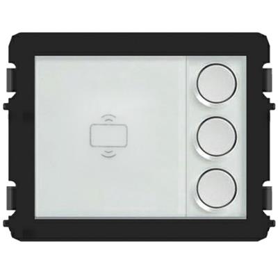 ABB Клавишный модуль с тремя круглыми клавишами со считывателем NFC/IC (51012P3 ) ABB Клавишный модуль с тремя круглыми клавишами со считывателем NFC/IC (51012P3 )