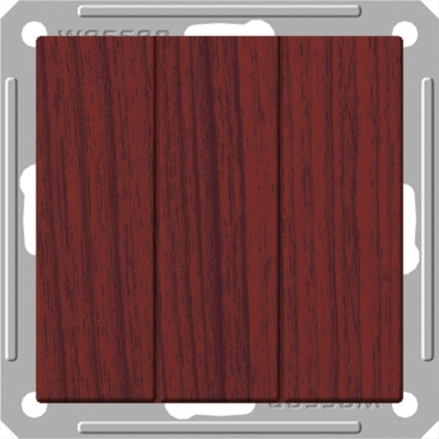 SCHNEIDER ELECTRIC W59 Выключатель трехклавишный скрытый в рамку 16А мореный дуб (VS0516-351-9-86) SCHNEIDER ELECTRIC W59 Выключатель трехклавишный скрытый в рамку 16А мореный дуб (VS0516-351-9-86)