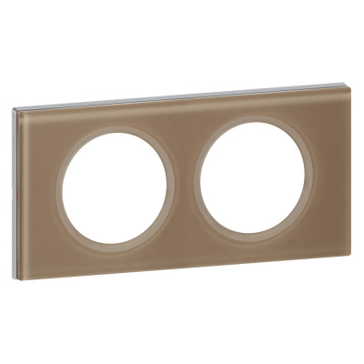 LEGRAND Рамка, двухпостовая, смальта мокка (069462 ) LEGRAND Рамка, двухпостовая, смальта мокка (069462 )