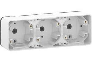 SCHNEIDER ELECTRIC MUREVA S 3-х постовой бокс для накл. монтажа, белый,IP55 (MUR39913) SCHNEIDER ELECTRIC MUREVA S 3-х постовой бокс для накл. монтажа, белый,IP55 (MUR39913)