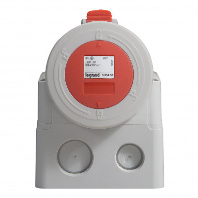 LEGRAND Розетка накладная 32А 3К+З 380В IP67 (555458 ) LEGRAND Розетка накладная 32А 3К+З 380В IP67 (555458 )