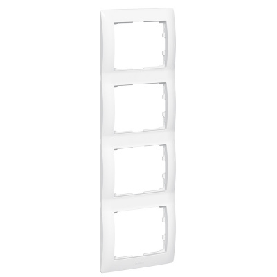 LEGRAND Galea Life Рамка 4 поста вертикальная белый (771008 ) LEGRAND Galea Life Рамка 4 поста вертикальная белый (771008 )