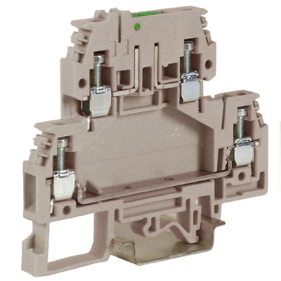 DKC Зажим двухуровневый DSS4/GR верхний разъединяемый 4 кв.мм серый (ZDS400GR) DKC Зажим двухуровневый DSS4/GR верхний разъединяемый 4 кв.мм серый (ZDS400GR)