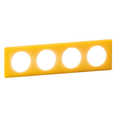 LEGRAND Рамка, четырехпостовая, песочный муар (066674 ) LEGRAND Рамка, четырехпостовая, песочный муар (066674 )