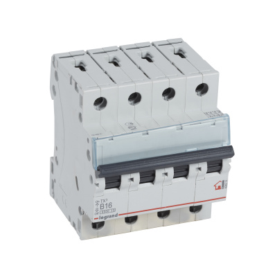 LEGRAND Выключатель автоматический четырехполюсный 16А B TX3 6kA (404014 ) LEGRAND Выключатель автоматический четырехполюсный 16А B TX3 6kA (404014 )