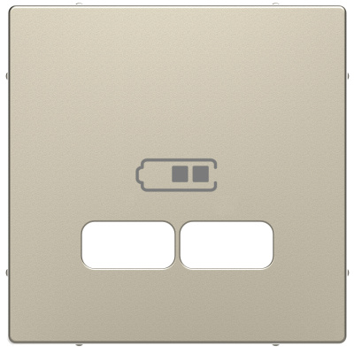SCHNEIDER ELECTRIC Накладка центральная MERTEN D-Life для USB механизма 2.1А сахара (MTN4367-6033) SCHNEIDER ELECTRIC Накладка центральная MERTEN D-Life для USB механизма 2.1А сахара (MTN4367-6033)