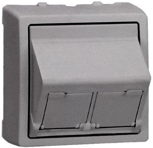 SIMON Адаптер на 1 RJ45(12) 75528-, 75540-, 75541-, 75544-39, наклон., S73L, алюминий (73085-63) SIMON Адаптер на 1 RJ45(12) 75528-, 75540-, 75541-, 75544-39, наклон., S73L, алюминий (73085-63)