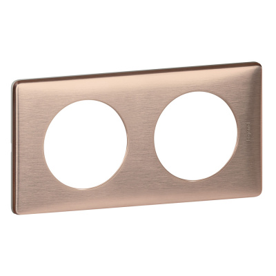 LEGRAND Рамка, двухпостовая, медь (068992 ) LEGRAND Рамка, двухпостовая, медь (068992 )
