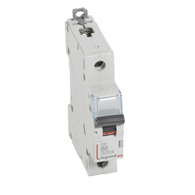 LEGRAND Выключатель автоматический однополюсный 6А B DX3 6кА/10кА (407429 ) LEGRAND Выключатель автоматический однополюсный 6А B DX3 6кА/10кА (407429 )