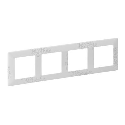 LEGRAND Valena LIFE Рамка 4 поста Эл грей универсальная (754124 ) LEGRAND Valena LIFE Рамка 4 поста Эл грей универсальная (754124 )