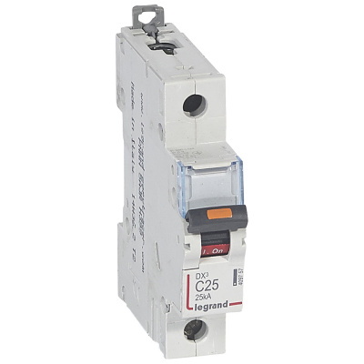 LEGRAND Выключатель автоматический однополюсный 25А C DX3 25кА (409757 ) LEGRAND Выключатель автоматический однополюсный 25А C DX3 25кА (409757 )