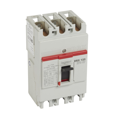 LEGRAND Выключатель автоматический Drx125 фиксированный 75a 3п 10кА (027007 ) LEGRAND Выключатель автоматический Drx125 фиксированный 75a 3п 10кА (027007 )