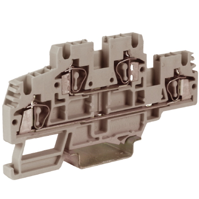 DKC Зажим проходной HMD.2GR двухуровневый 2.5 кв.мм серый QUADRO (ZHD100GR) DKC Зажим проходной HMD.2GR двухуровневый 2.5 кв.мм серый QUADRO (ZHD100GR)