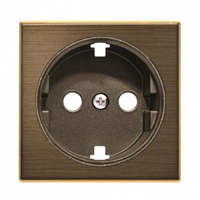 ABB Накладка для розетки SCHUKO, серия SKY, цвет античная латунь (8588 OE) (2CLA858800A1201) ABB Накладка для розетки SCHUKO, серия SKY, цвет античная латунь (8588 OE) (2CLA858800A1201)
