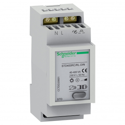 SCHNEIDER ELECTRIC Диммер 400Вт STD400RC/RL-DIN одиночный (CCTDD20001) SCHNEIDER ELECTRIC Диммер 400Вт STD400RC/RL-DIN одиночный (CCTDD20001)