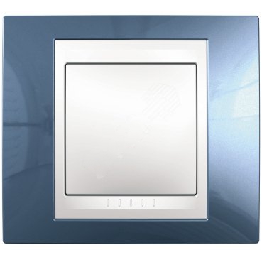 SCHNEIDER ELECTRIC UNICA-Хамелеон Рамка 1 пост голубой лед/белая (MGU6.002.854) SCHNEIDER ELECTRIC UNICA-Хамелеон Рамка 1 пост голубой лед/белая (MGU6.002.854)