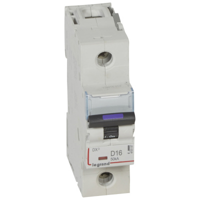 LEGRAND Выключатель автоматический DX3 50кА 16А 1П D (410187 ) LEGRAND Выключатель автоматический DX3 50кА 16А 1П D (410187 )