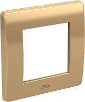 DKC BRAVA Рамка 2 модуля бежевая (75010O)