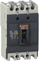 SCHNEIDER ELECTRIC Выключатель автоматический трехполюсный EZC250 36 KA/415В 3Т 100 A (EZC250H3100)