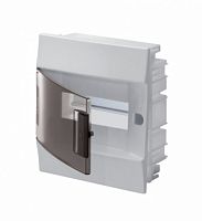 ABB Щит распределительный встраиваемый ЩРв-п Mistral41 8М пластиковый прозрачная дверь с клеммами (1SLM004101A2202)