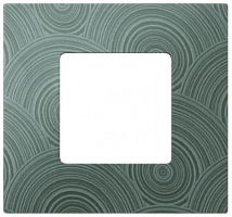 SIMON Рамка-декор на 1 пост для 2700610-03., S27Pl, серое солнце (2700617-805)