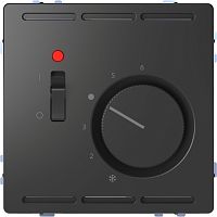 SCHNEIDER ELECTRIC Терморегулятор D-Life с центральной платой с выключателем 230В антрацит SD (MTN5760-6034)