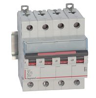 LEGRAND Выключатель автоматический четырехполюсный 25А Z DX3 25kА (409937 )