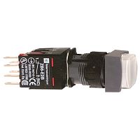 SCHNEIDER ELECTRIC Кнопка 16мм 12-24В с подсветкой белая (XB6CE1B5B)
