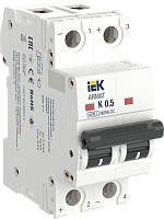 IEK ARMAT Автоматический выключатель M06N-DC 2P K 0,5А (AR-M06N-2-K0D5DC)